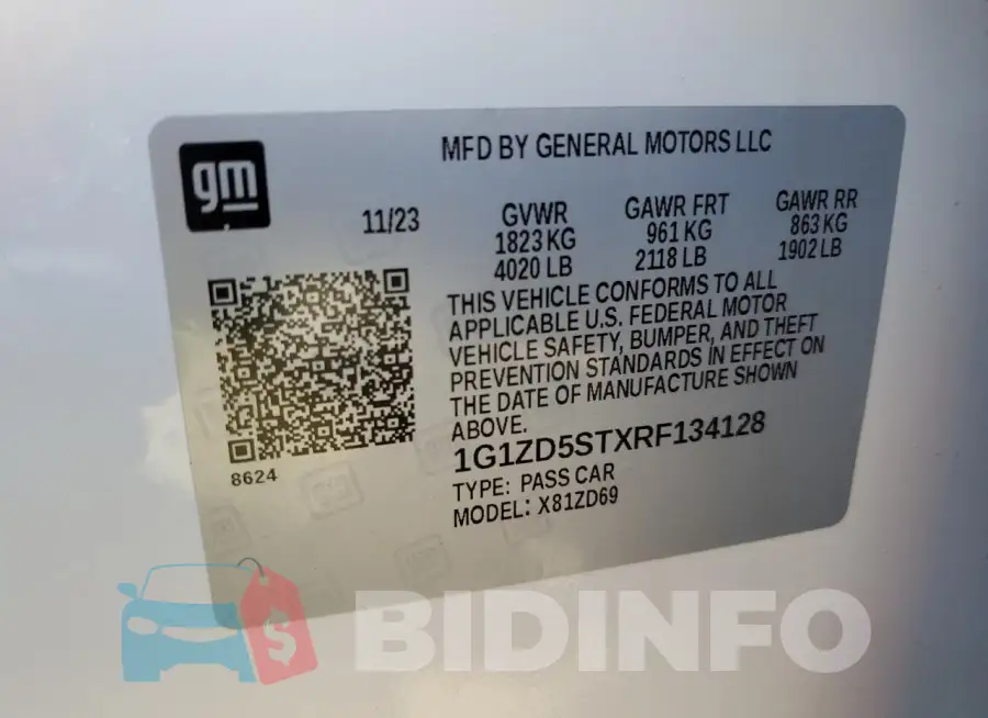 1G1ZD5STXRF134128 Photo# 12