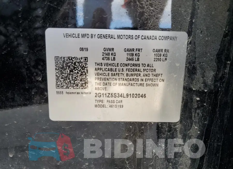 2G11Z5S34L9102046 Photo# 12