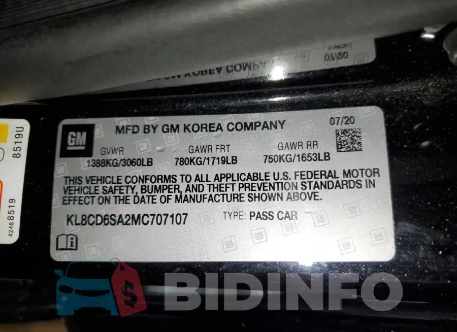 KL8CD6SA2MC707107 Photo# 12
