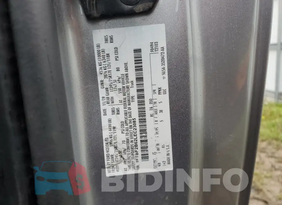 1FTBF2B62LEC23085 Photo# 12