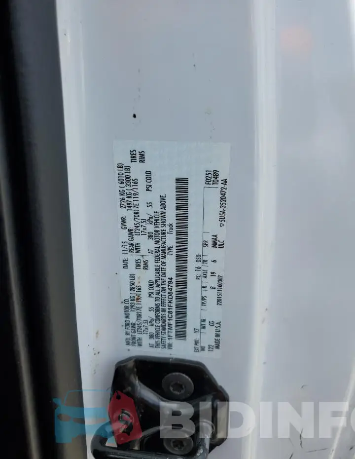 1FTMF1C81FKD84794 Photo# 12