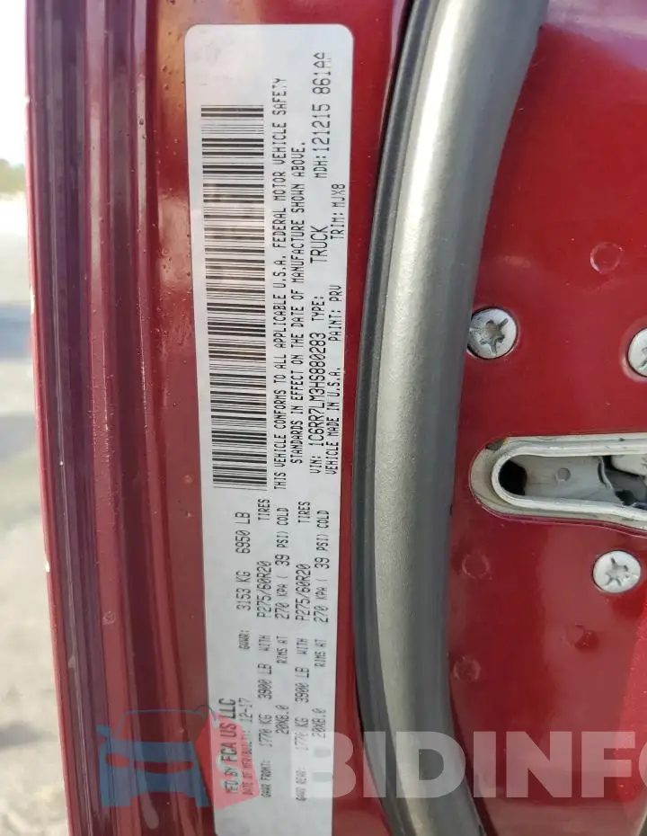1C6RR7LM3HS880283 Photo# 12