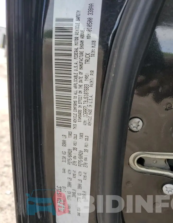 1C6RR7LT9JS187683 Photo# 12