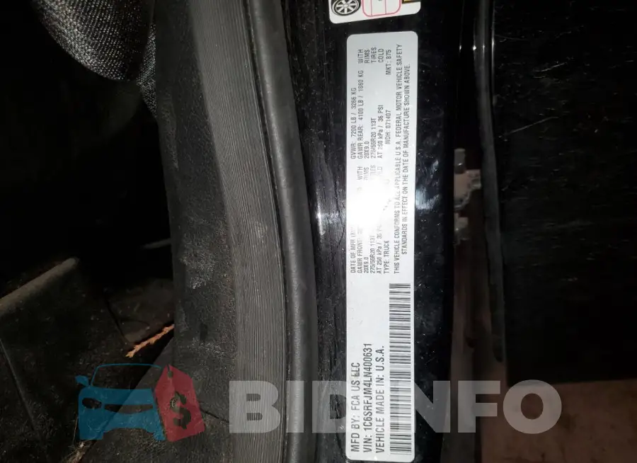 1C6SRFJM4LN400631 Photo# 12