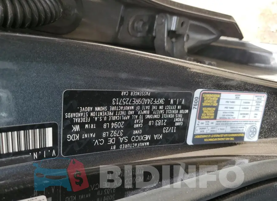 3KPF24AD9RE725713 Photo# 12
