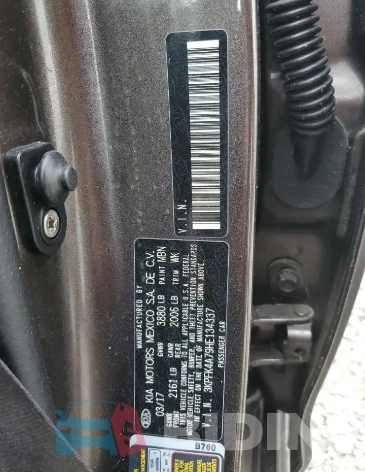 3KPFK4A79HE134337 Photo# 12