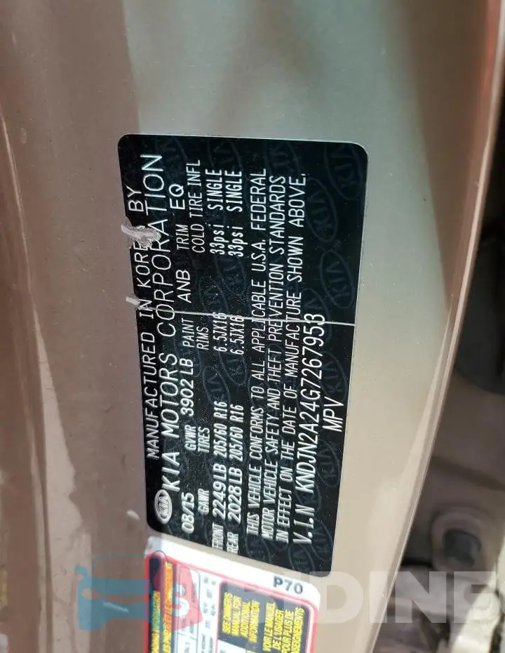 KNDJN2A24G7267953 Photo# 13
