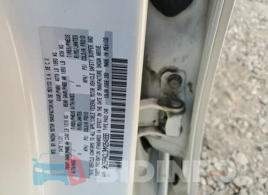 3MZBPACL3MM254866 Photo# 12