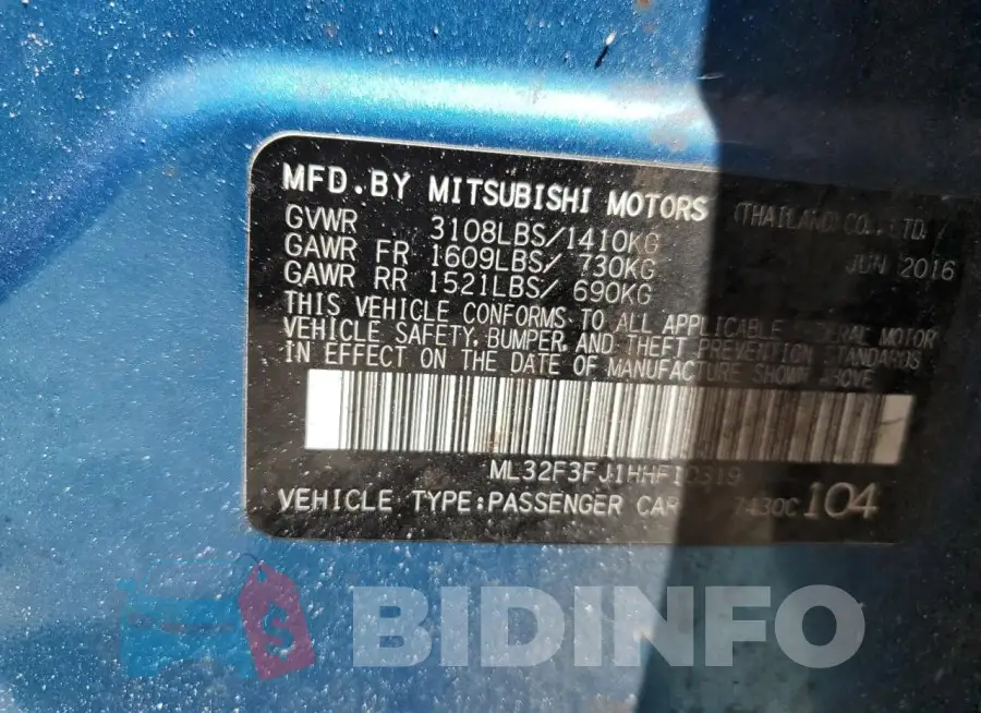 ML32F3FJ1HHF10319 Photo# 12