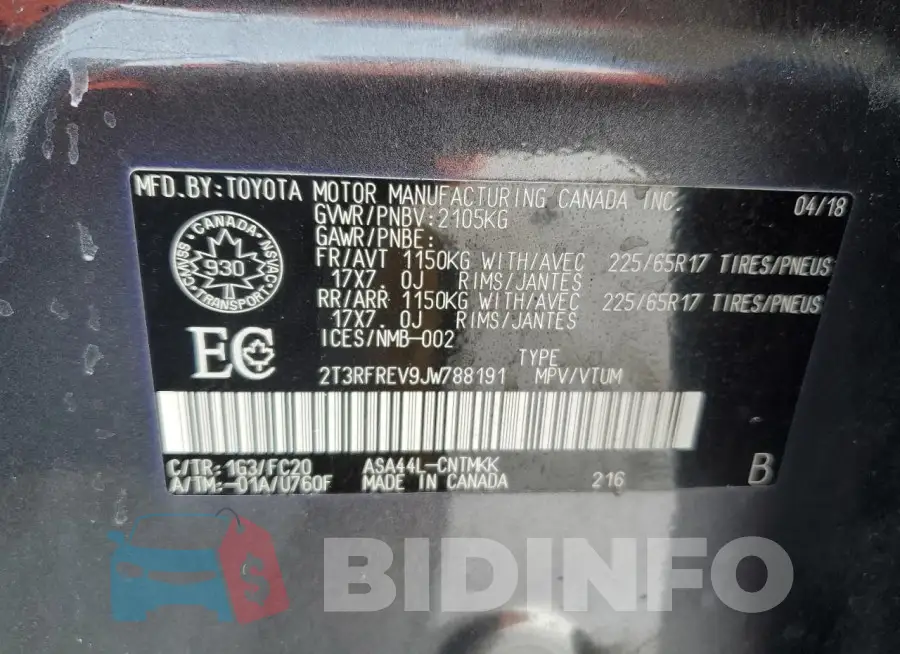 2T3RFREV9JW788191 Photo# 13