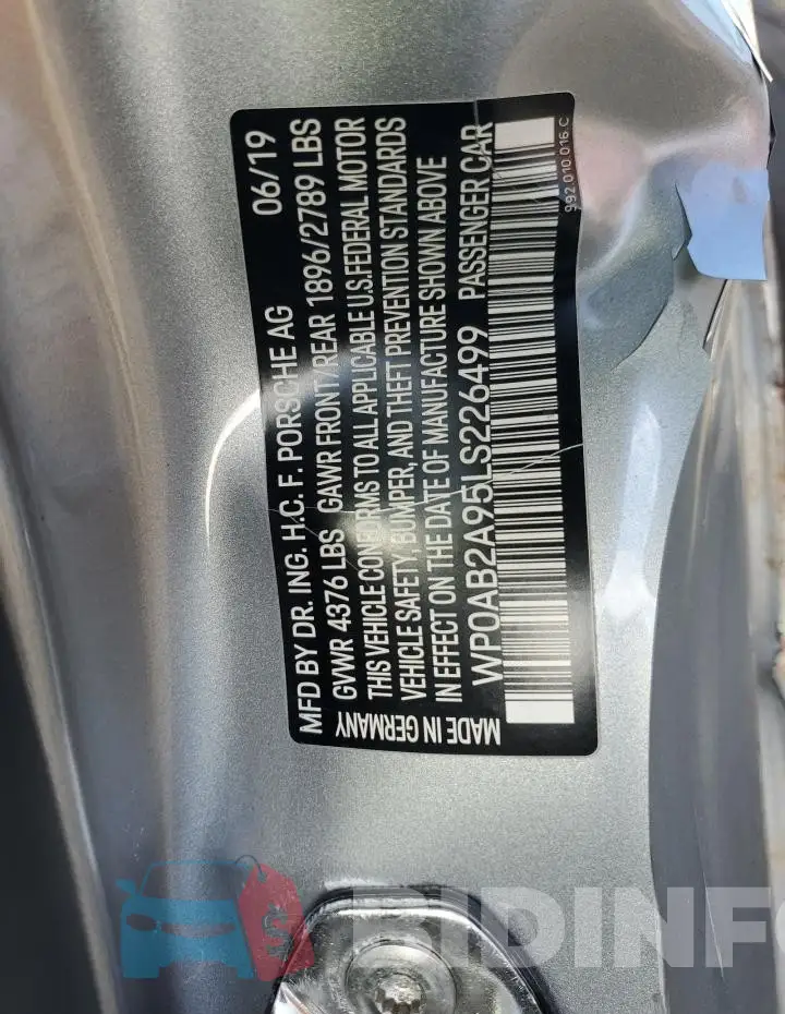 WP0AB2A95LS226499 Photo# 12
