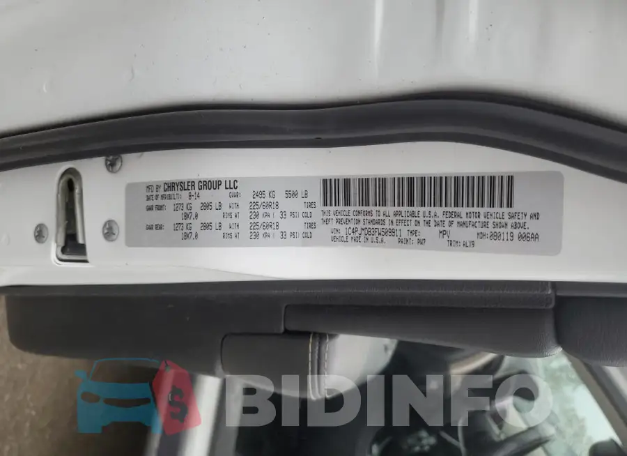 1C4PJMDB3FW509911 Photo# 13