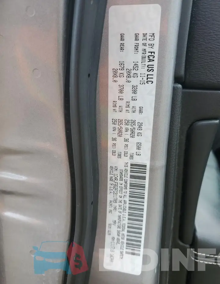 1C4RJFBG2FC211709 Photo# 12