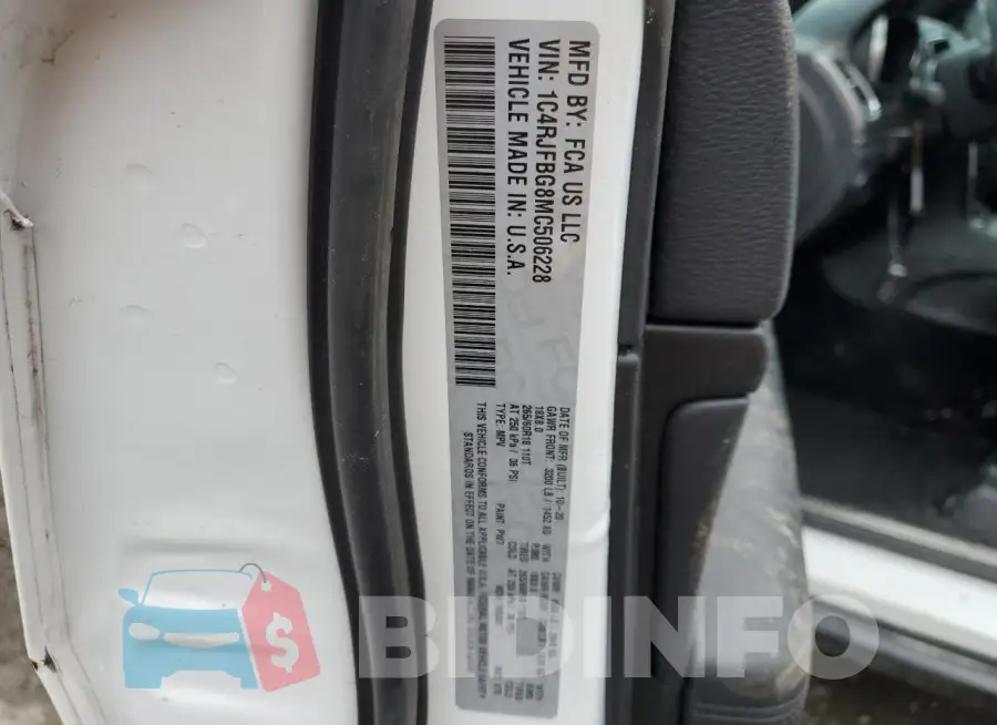 1C4RJFBG8MC506228 Photo# 13