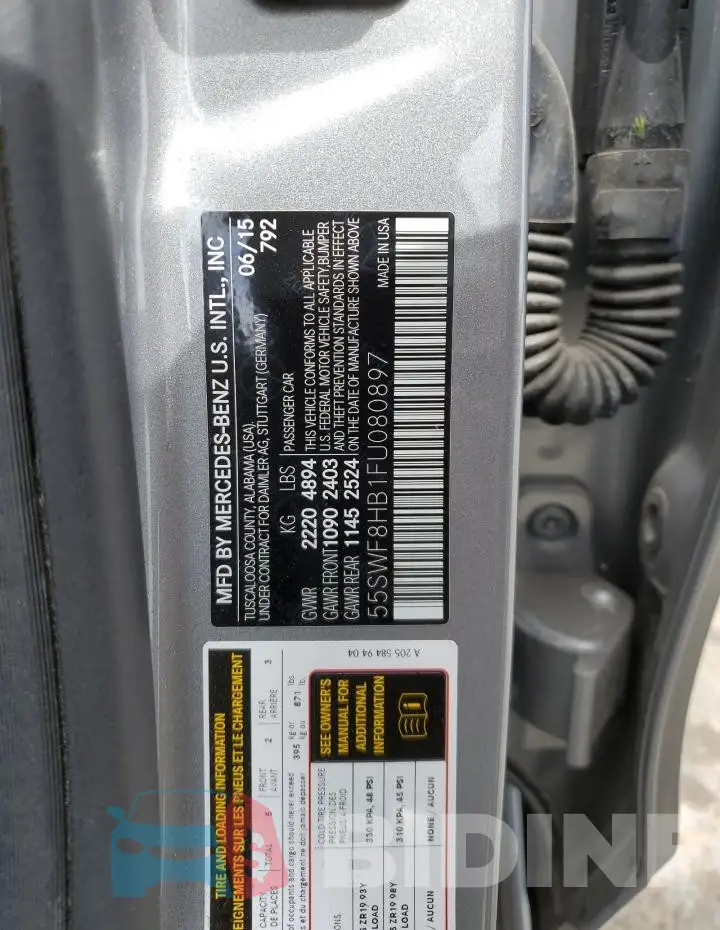 55SWF8HB1FU080897 Photo# 12