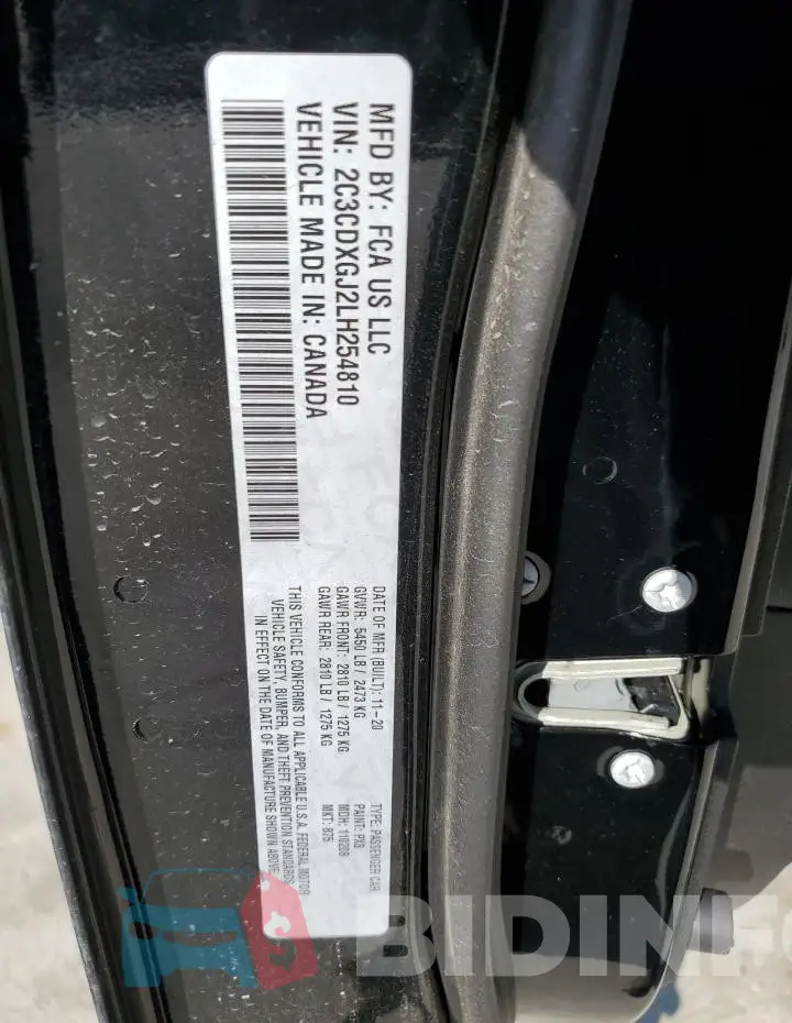 2C3CDXGJ2LH254810 Photo# 12