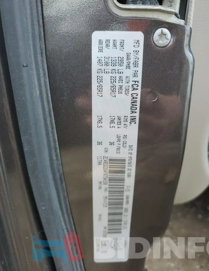 2C4RDGDG4FR734330 Photo# 13
