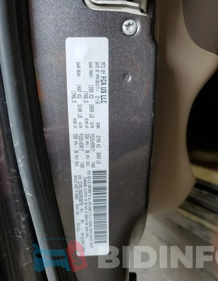 2C4RC1BG6GR296785 Photo# 13