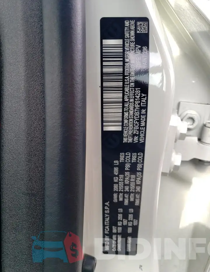 ZFBCFYDB7HP614281 Photo# 12