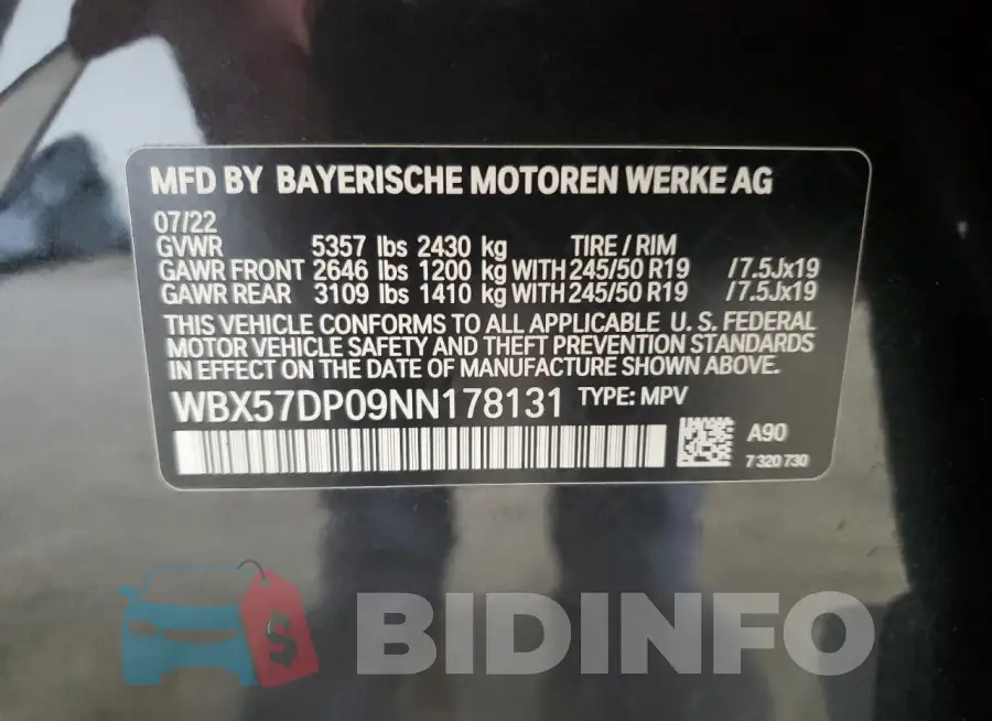 WBX57DP09NN178131 Photo# 13