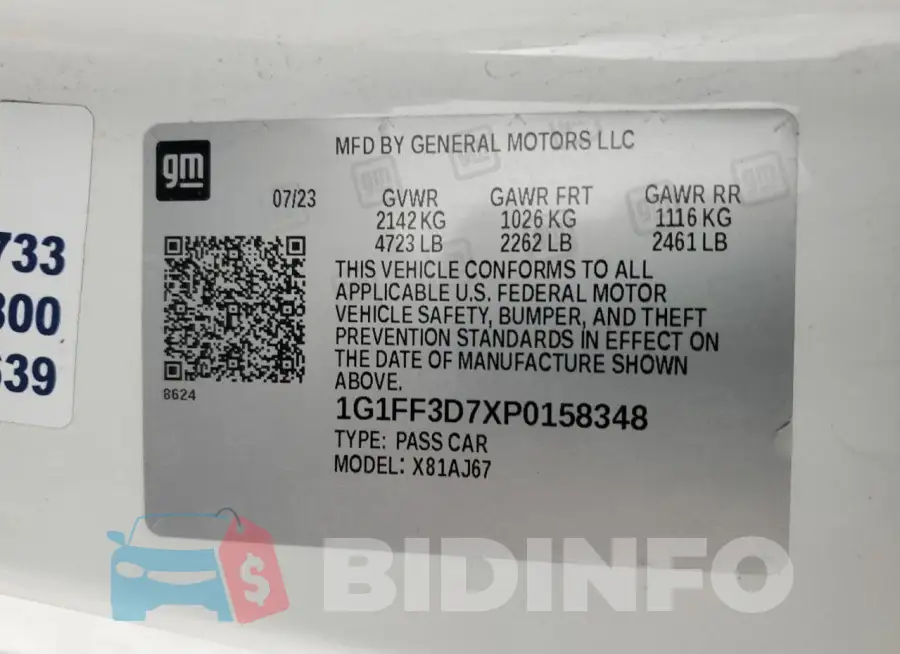 1G1FF3D7XP0158348 Photo# 13