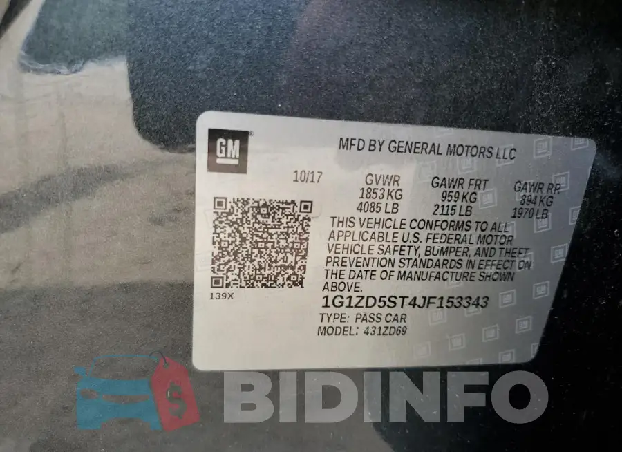 1G1ZD5ST4JF153343 Photo# 13