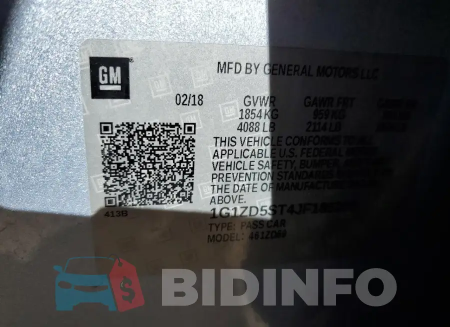 1G1ZD5ST4JF185306 Photo# 12