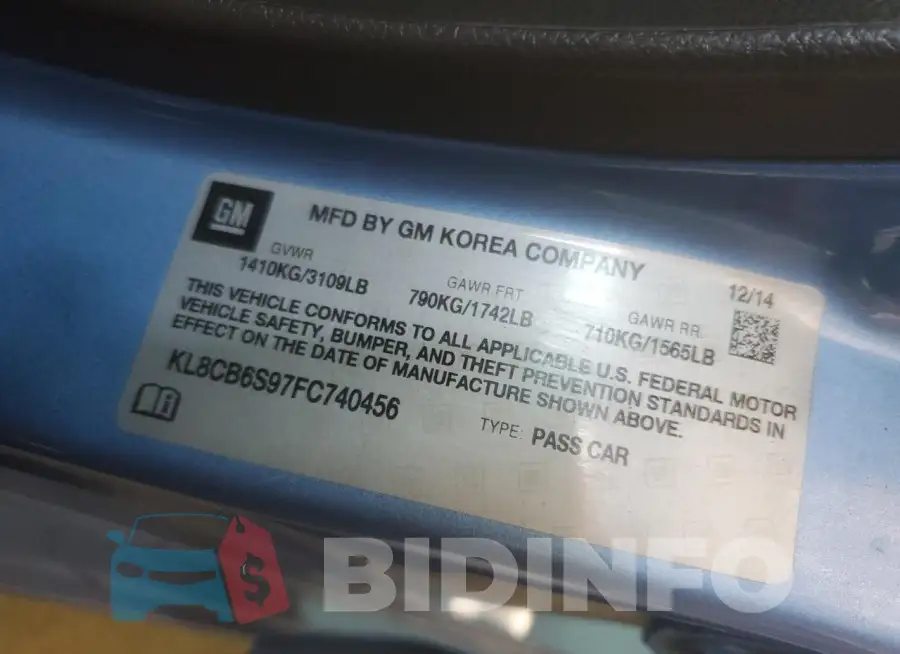 KL8CB6S97FC740456 Photo# 12