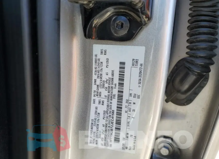 1FT7W2BT2JEC41580 Photo# 12