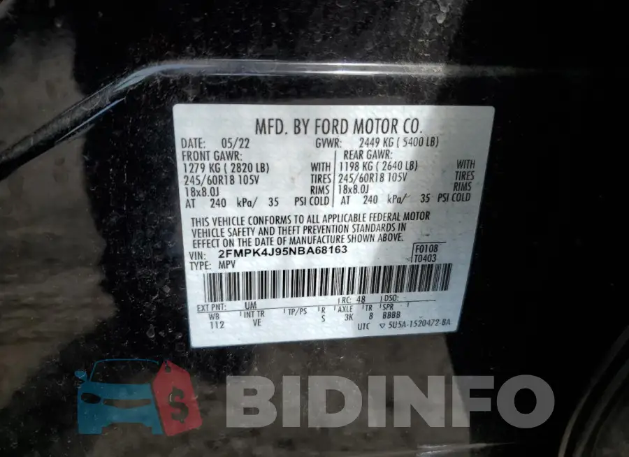2FMPK4J95NBA68163 Photo# 13