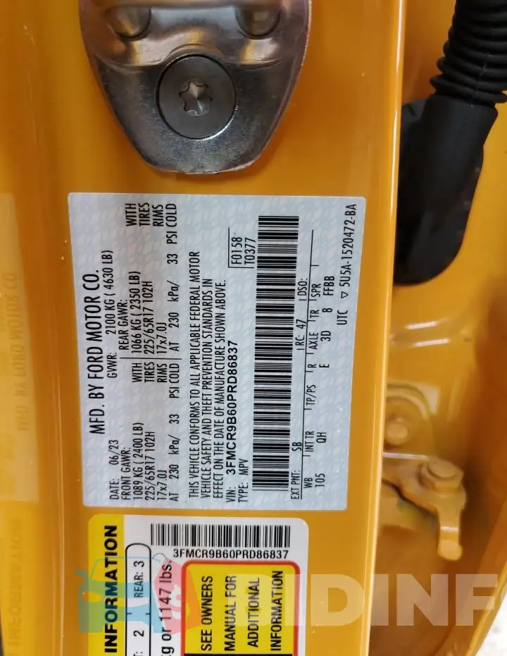 3FMCR9B60PRD86837 Photo# 13