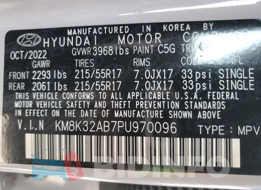 KM8K32AB7PU970096 Photo# 13