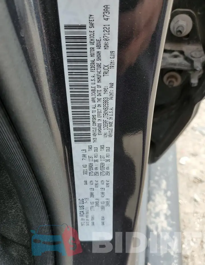 1C6SRFJT5KN925963 Photo# 13