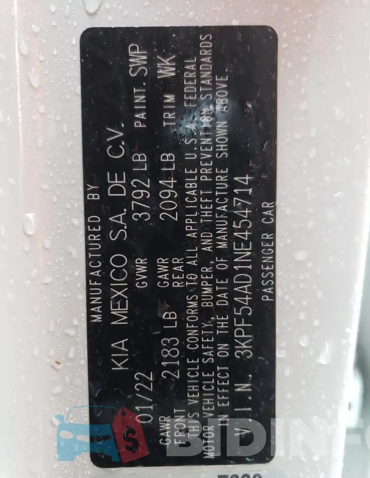 3KPF54AD1NE454714 Photo# 13