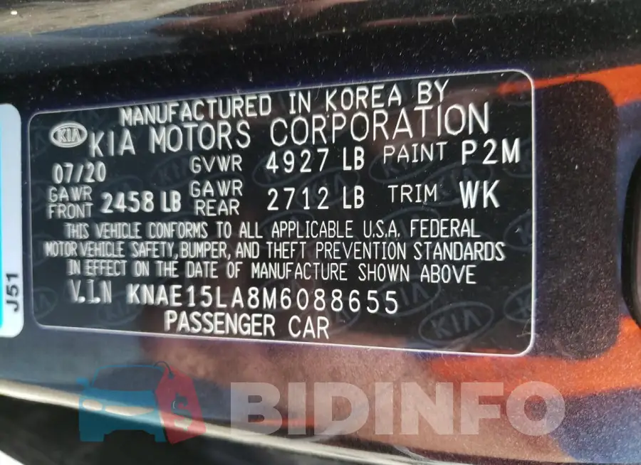 KNAE15LA8M6088655 Photo# 12