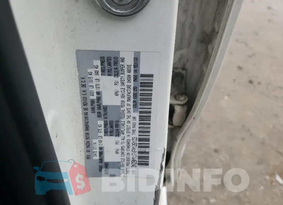 3MZBM1U7XFM129103 Photo# 12