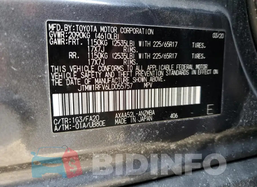 JTMW1RFV6LD055757 Photo# 13