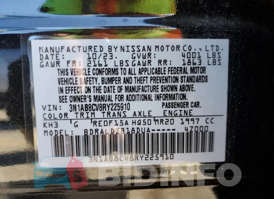 3N1AB8CV8RY225910 Photo# 13