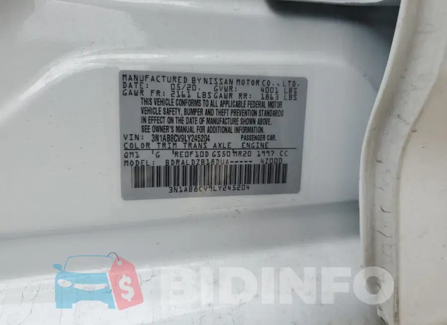 3N1AB8CV9LY245204 Photo# 13