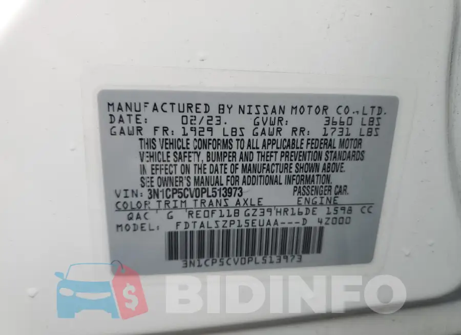 3N1CP5CV0PL513973 Photo# 12