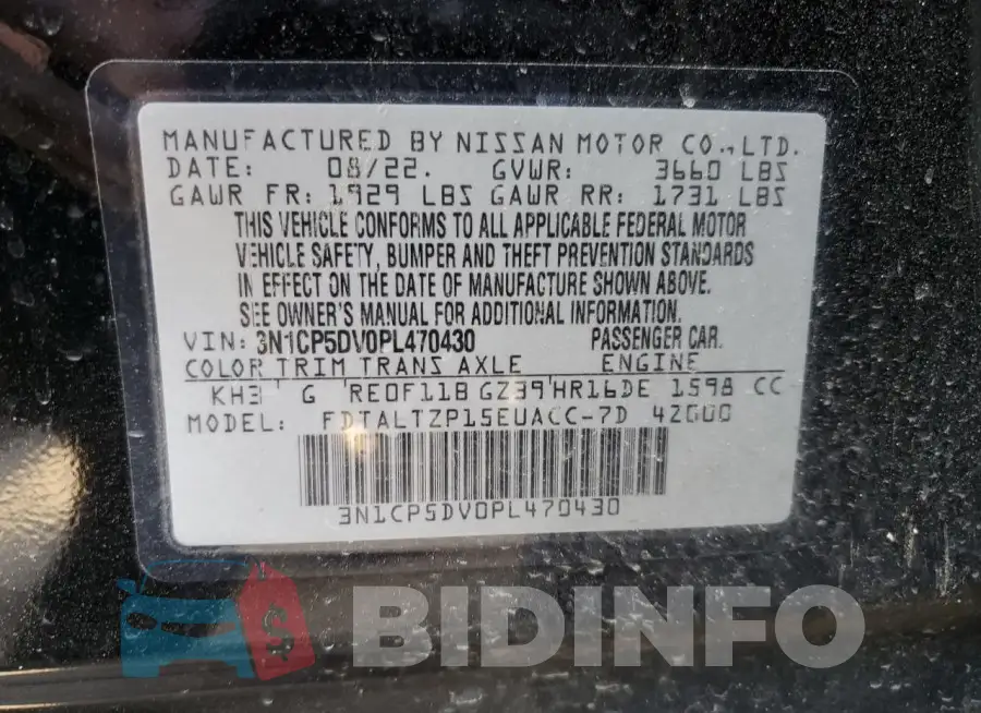 3N1CP5DV0PL470430 Photo# 12