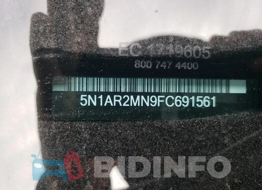 5N1AR2MN9FC691561 Photo# 12