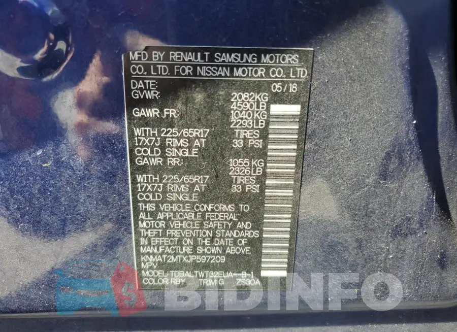 KNMAT2MTXJP597209 Photo# 13