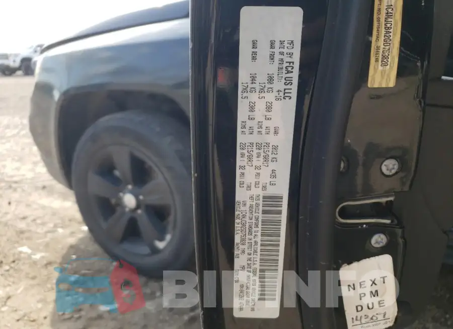 1C4NJCBA2GD753820 Photo# 13