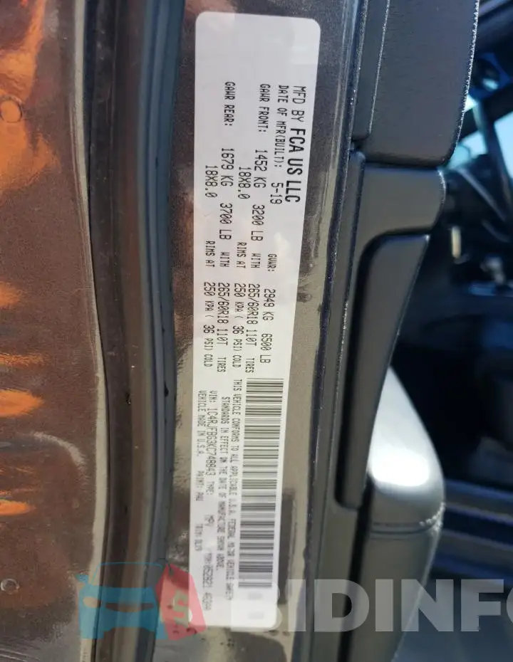 1C4RJFBG3KC748843 Photo# 13