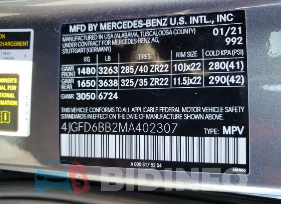 4JGFD6BB2MA402307 Photo# 12