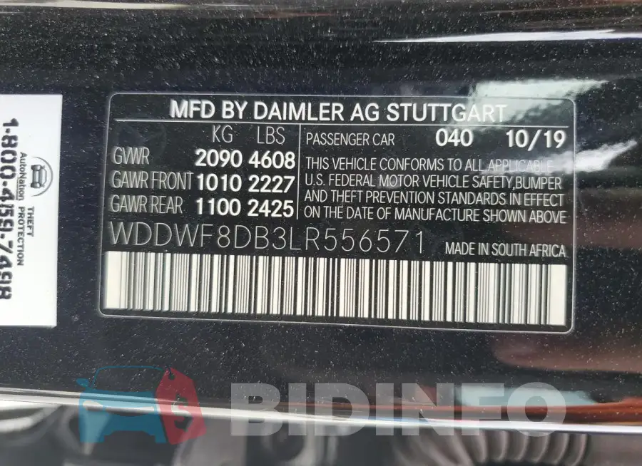 WDDWF8DB3LR556571 Photo# 13