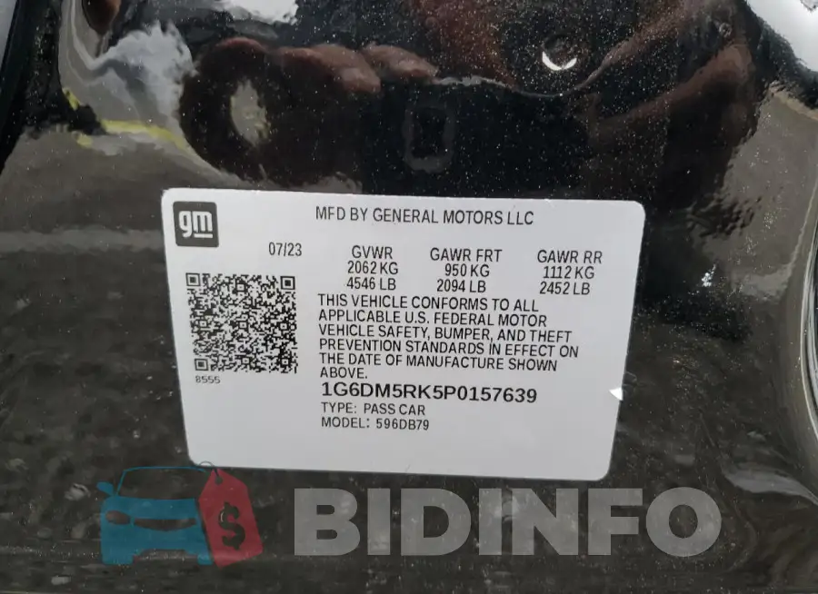 1G6DM5RK5P0157639 Photo# 13