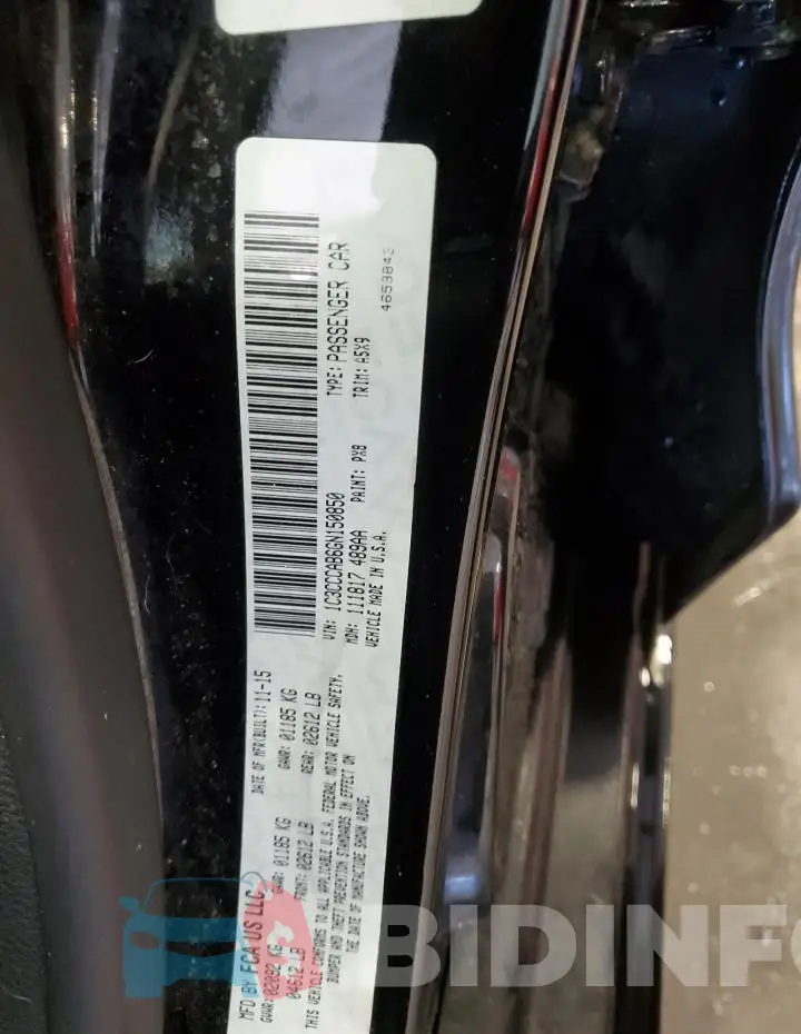 1C3CCCAB6GN150850 Photo# 12