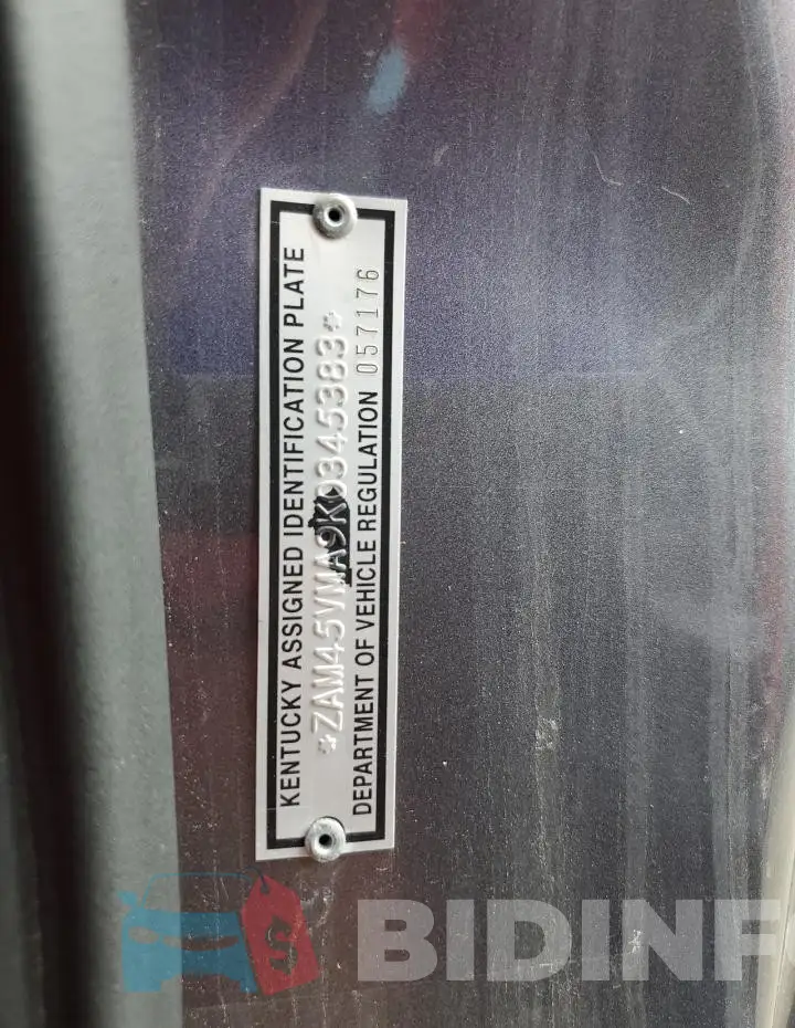 ZAM45VMA9K0345383 Photo# 12